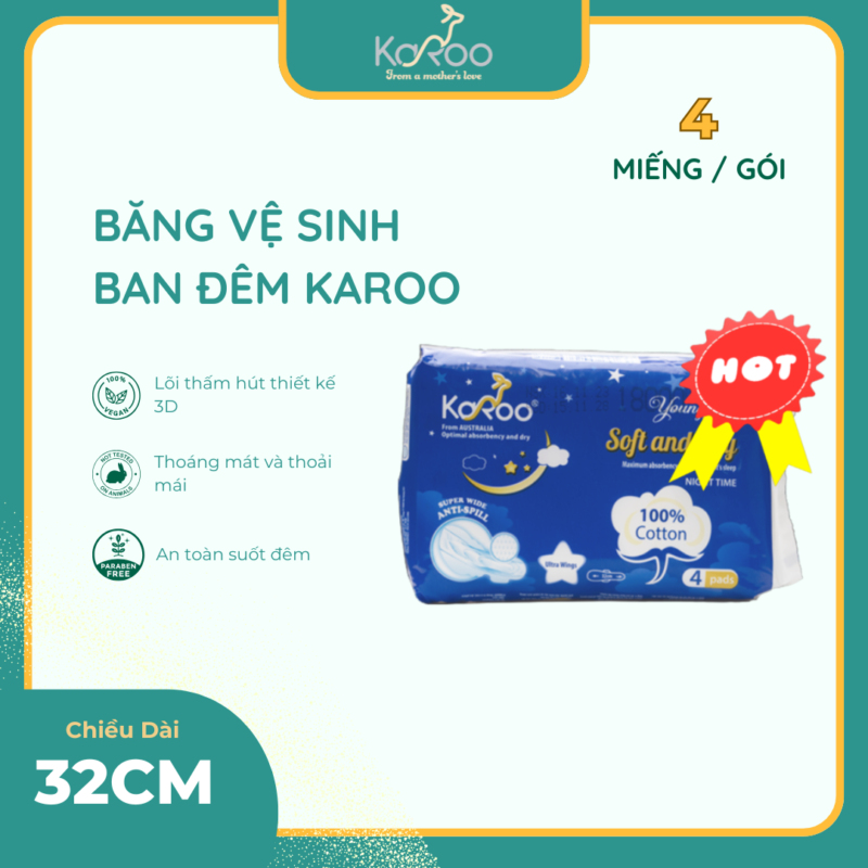 Cách dán băng vệ sinh không bị tràn - Chọn đúng loại băng vệ sinh