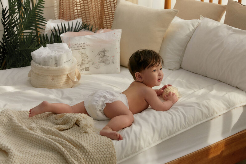 Bỉm ban đêm bé trai - Bỉm Momo Rabbit