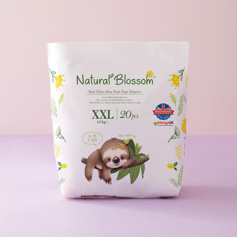 Review tã quần cho bé - Tã Natural Blossom