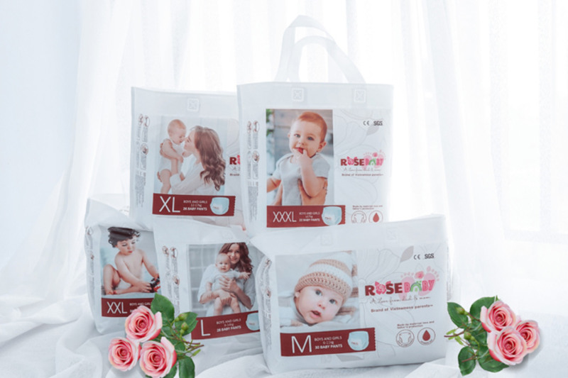 Các loại bỉm Việt Nam sản xuất - Bỉm Rosebaby
